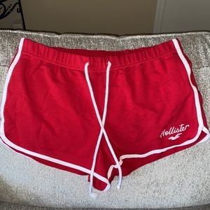 Hollister Red lounge/sleeping shorts